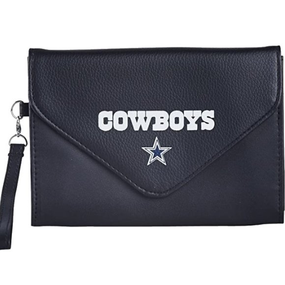 NFL Dallas Cowboys Wristlet, One Size, Black New - Picture 2 of 3